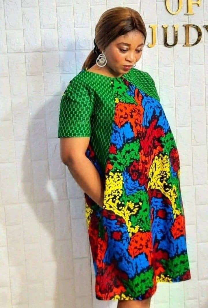 71 Beautiful Simple Ankara Gown Styles For 2024 | ThriveNaija | Ankara short  flare gowns, Simple ankara gowns, Simple ankara gown styles